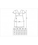 Donna Ivana ecru plus size Noční košilka