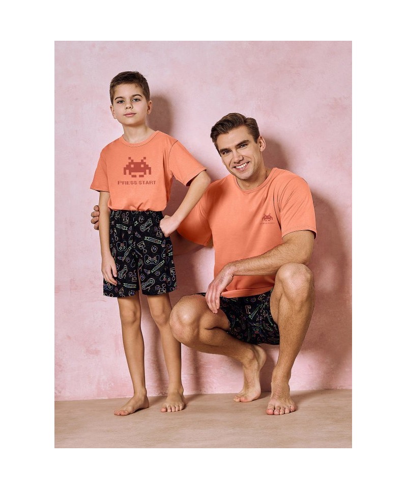 Taro Tom 3198 98-104 L24 Chlapecké pyžamo, 116, oranžová