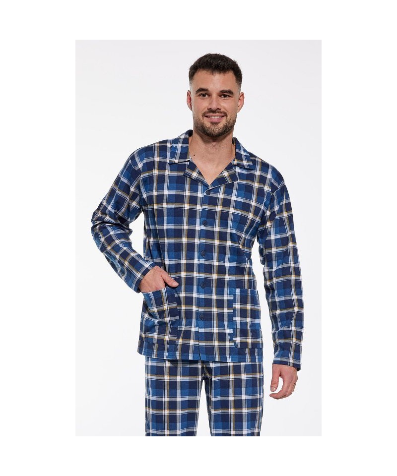 Cornette 905/167 Dylan Pánské pyžamo, XL, modrá