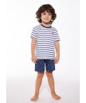 Cornette Kids Boy 801/111 Marine 98-128 Chlapecké pyžamo