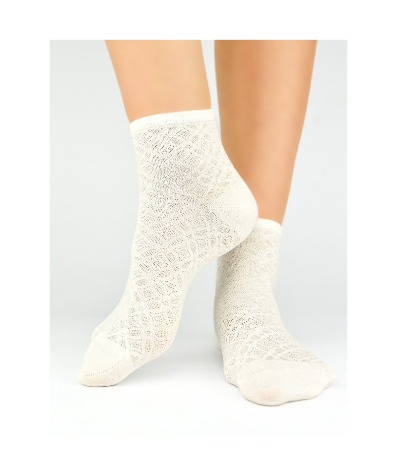 Noviti ST041 viskoza Dámské ponožky, 36-41, béžová
