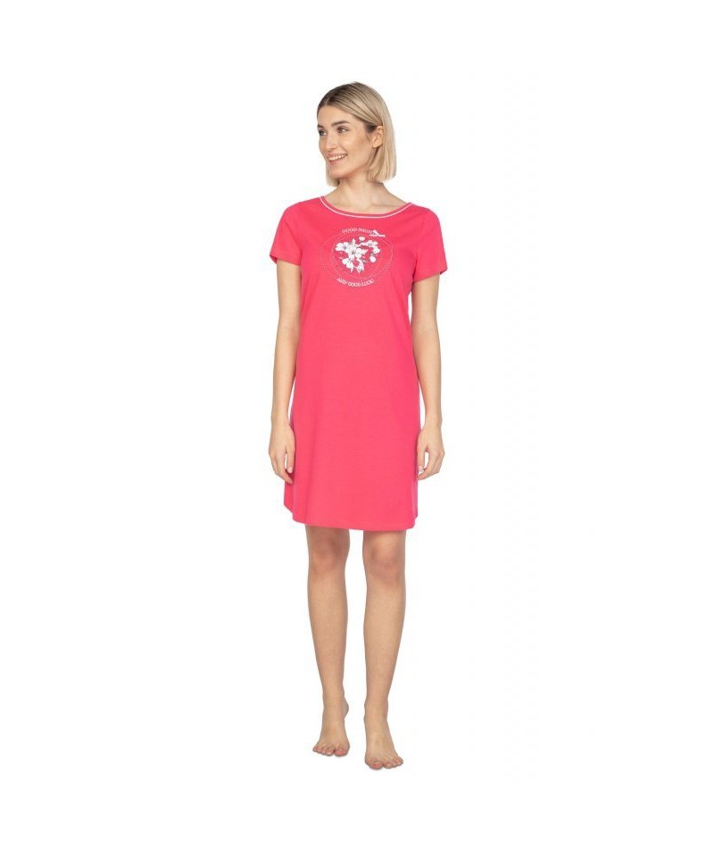 Regina 131 růžová Noční košilka, XL, růžová