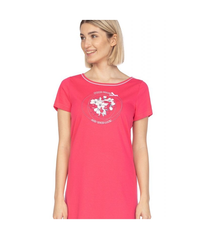 Regina 131 růžová Noční košilka, XL, růžová