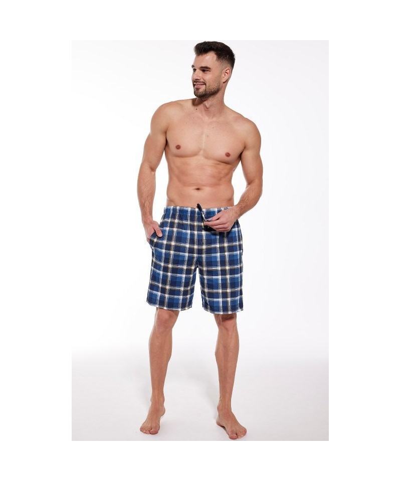 Cornette 698/14 267602 Pánské pyžamové kalhoty, M, modrá