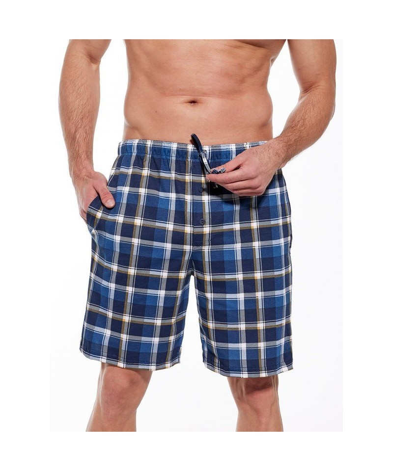 Cornette 698/14 267602 Pánské pyžamové kalhoty, S, modrá