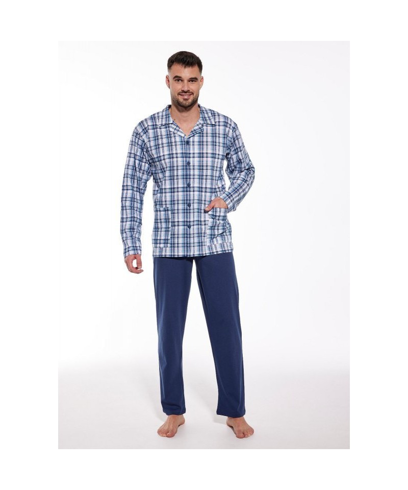 Cornette 114/70 Pánské pyžamo, XL, Grafitová