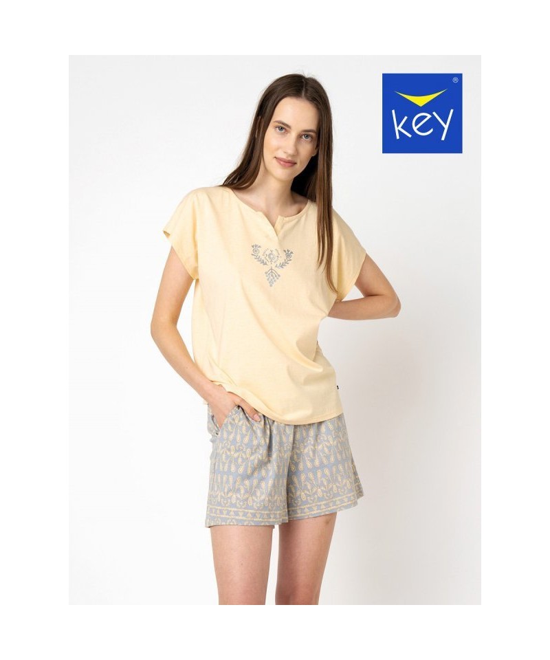 Key LNS 795 A24 Dámské pyžamo, M, žlutá