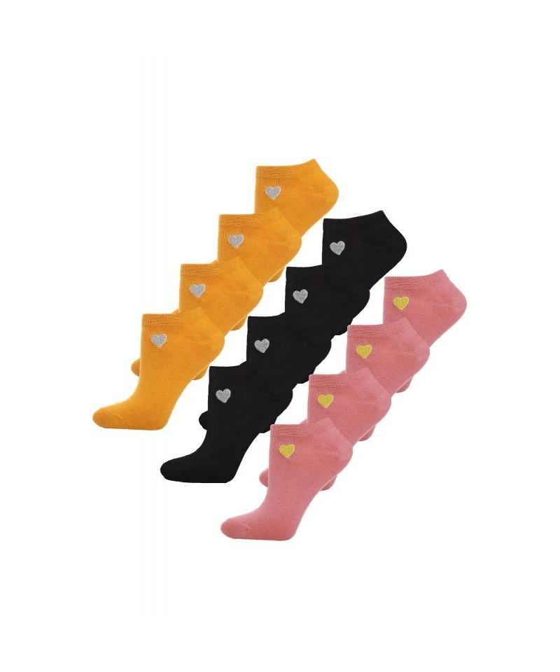 Moraj CSD240-052 Srdce A'3 Dámské kotníkové ponožky, 35-38, mix kolor