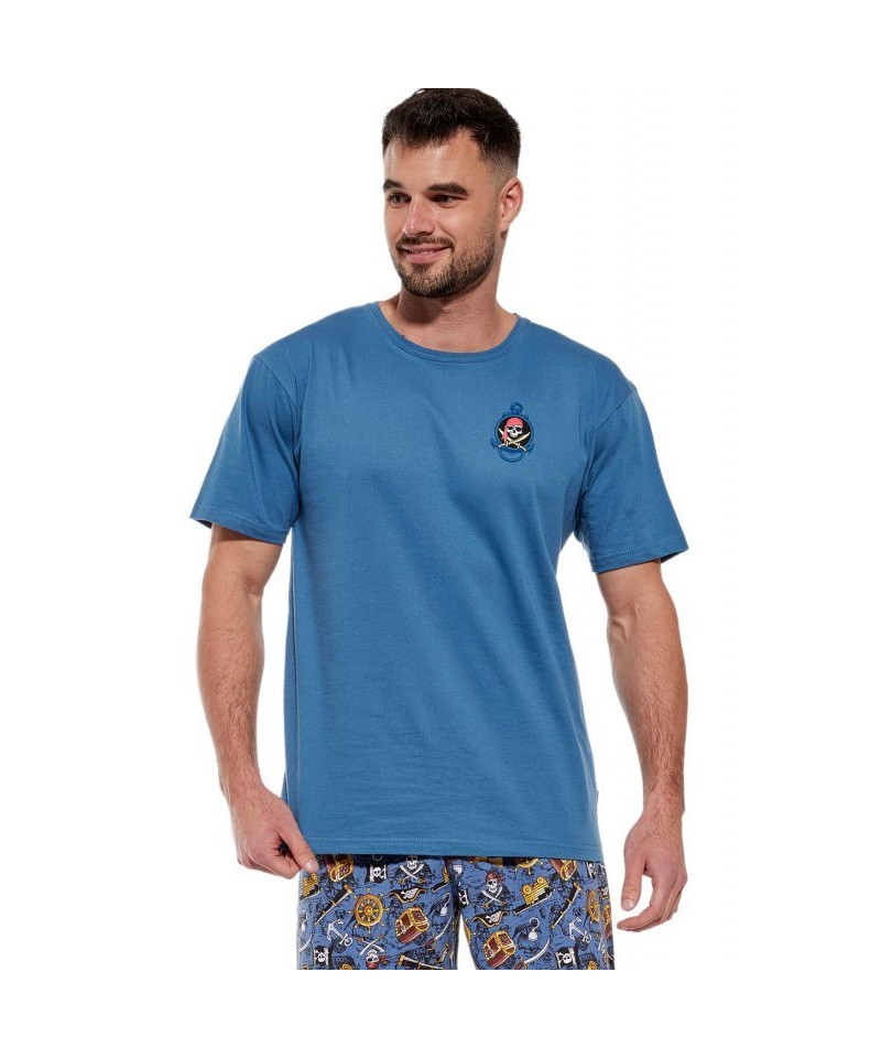Cornette Pirates2 326/156 Pánské pyžamo, XL, modrá