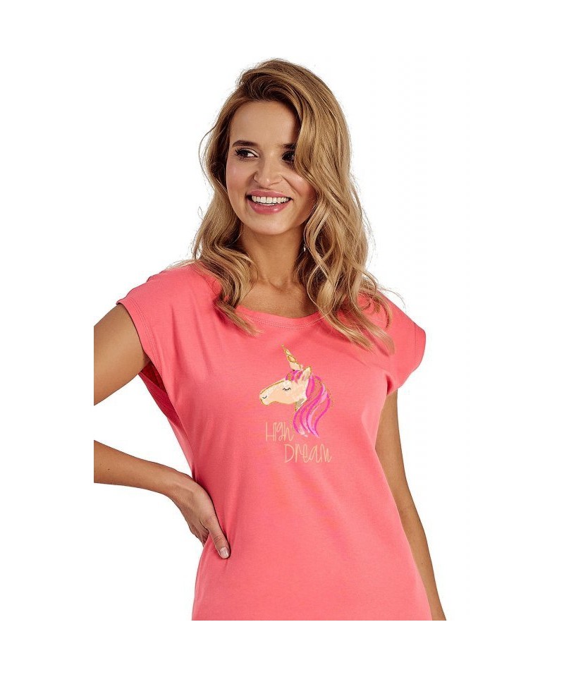 Taro Mila 3113 01 růžová Noční košilka, XL, růžová