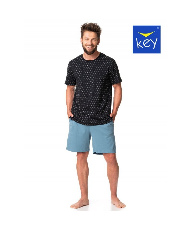 Key MNS 901 A24 Pánské pyžamo, XXL, černá