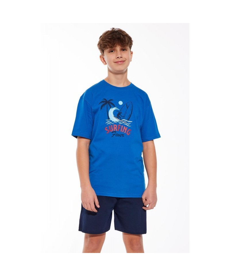 Cornette Young Boy 476/116 Surfir 134-164 Chlapecké pyžamo, 146-152, modrá