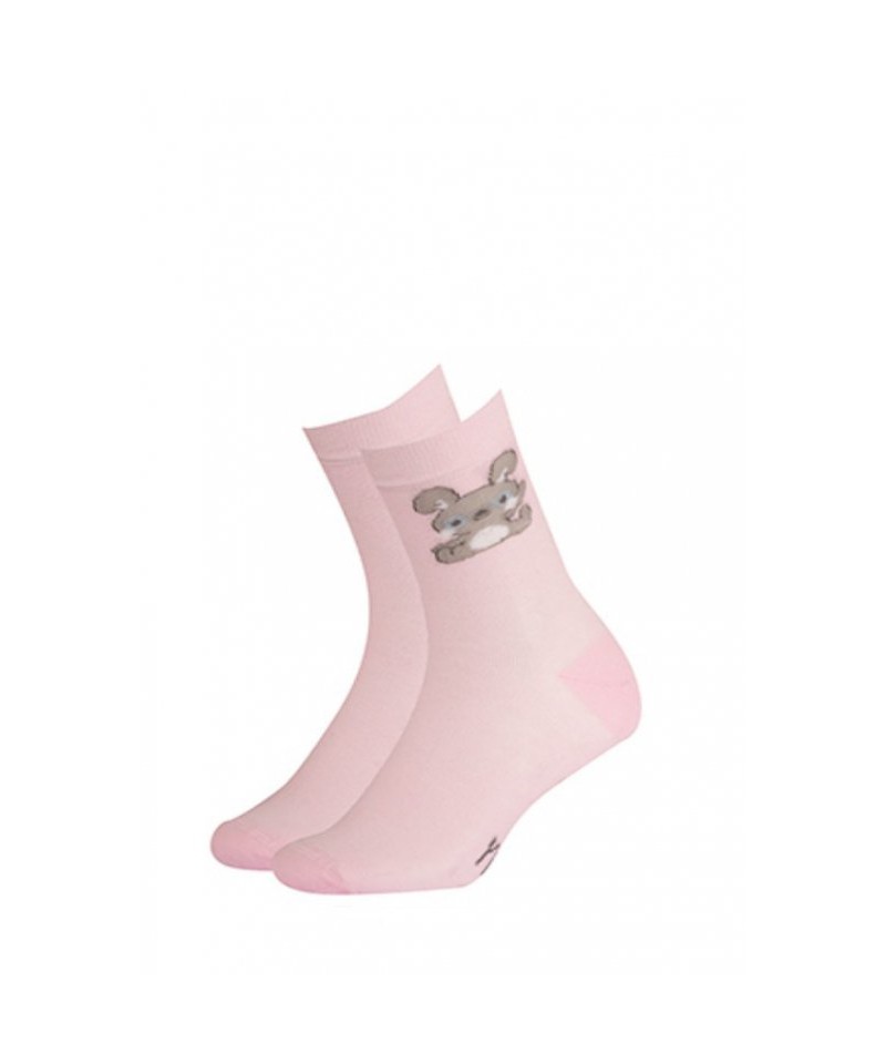 Gatta Cottoline vzorované 244.59N 33-35 Dívčí ponožky, 33-35, pink