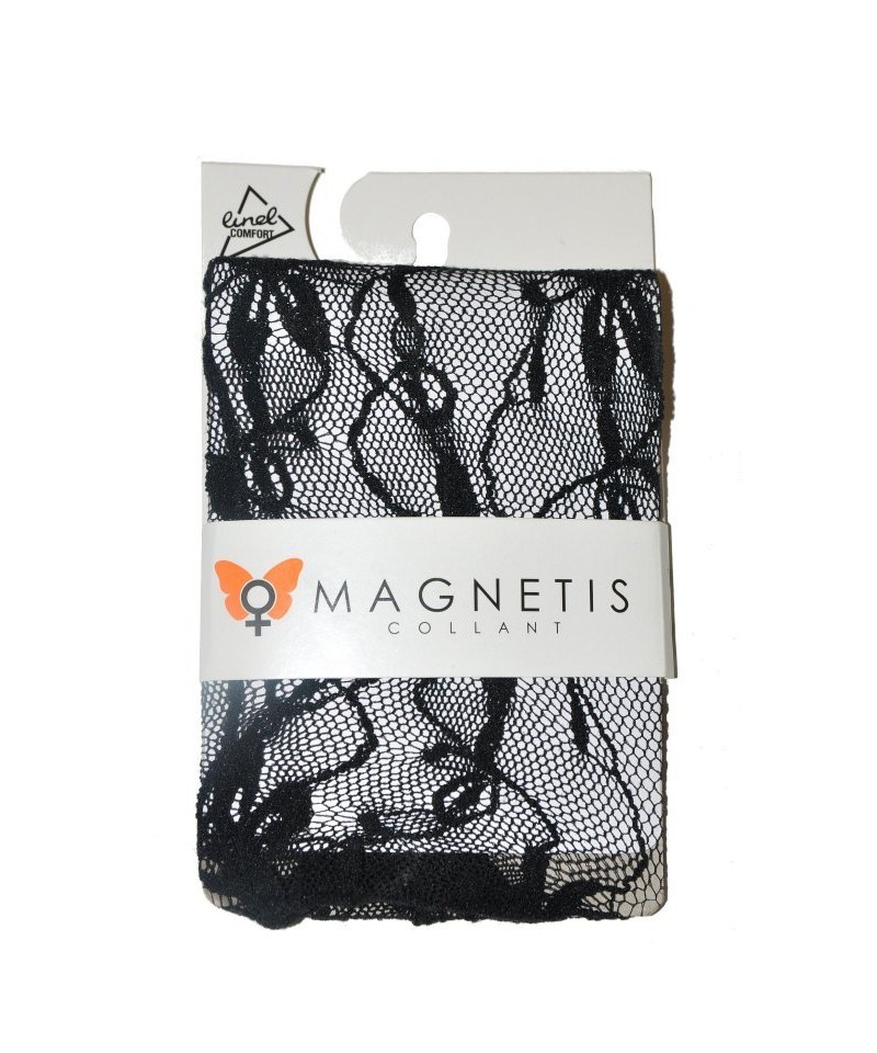 Magnetis 023 krajka Dámské ponožky, 36-40, černá