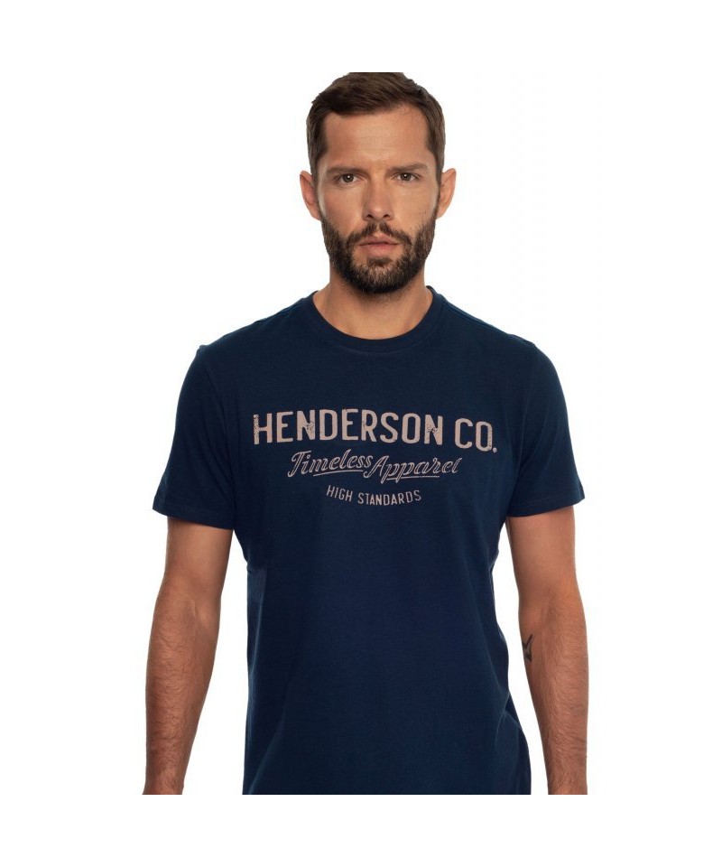 Henderson Creed 41286 tmavě modré Pánské pyžamo, L, modrá
