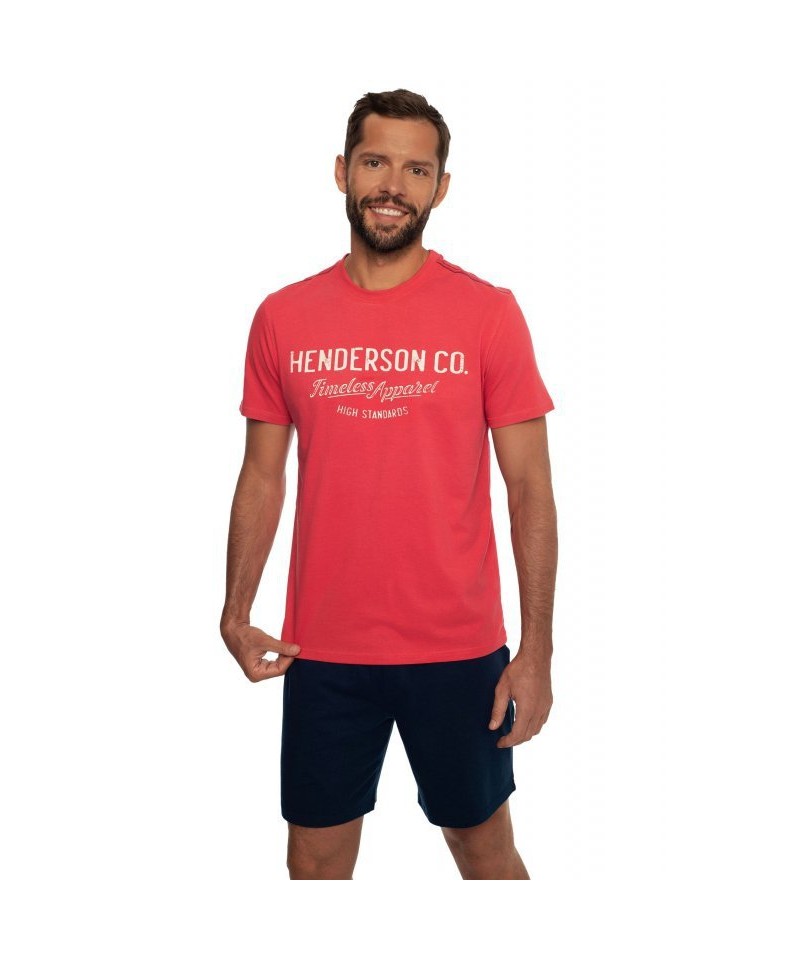 Henderson Creed 41286 červené Pánské pyžamo, 2XL, červená