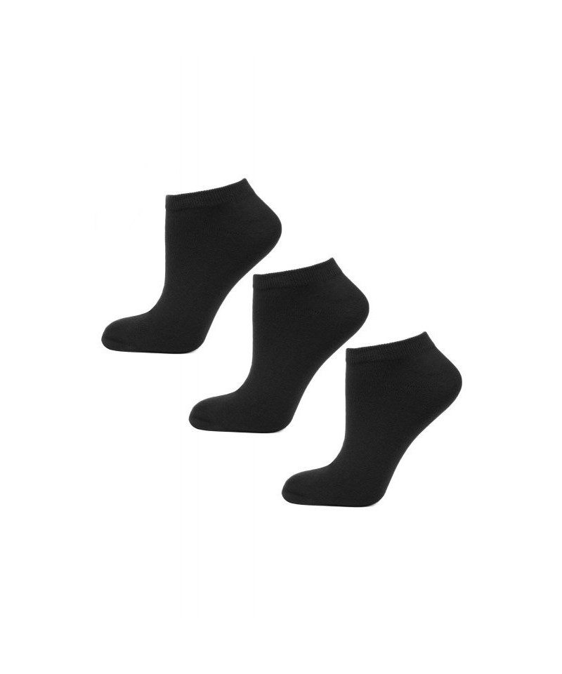 Moraj BSK200-003 Bambus A\'3 Pánské kotníkové ponožky, 43-45, černá