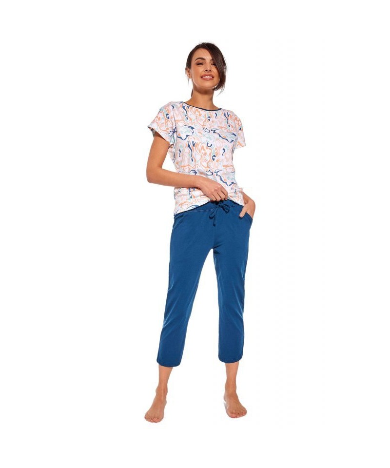 Cornette Grace 055/276 Dámské pyžamo, L, jeans