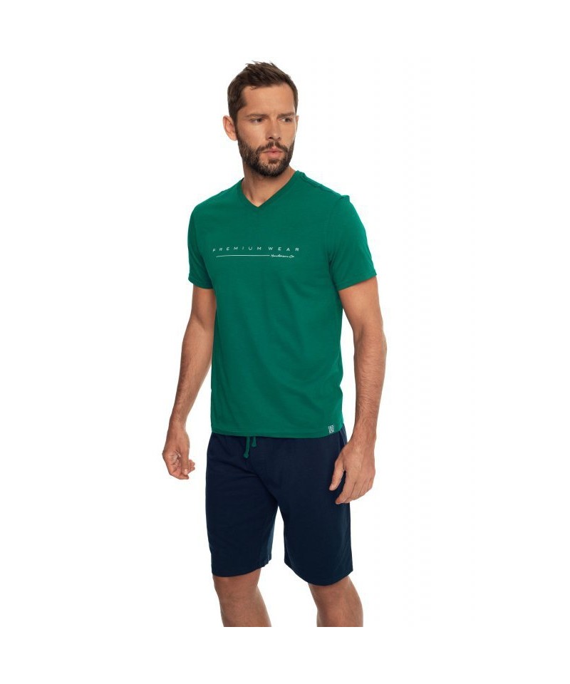 Henderson Emmet 41290 zelené Pánské pyžamo, XL, zelená