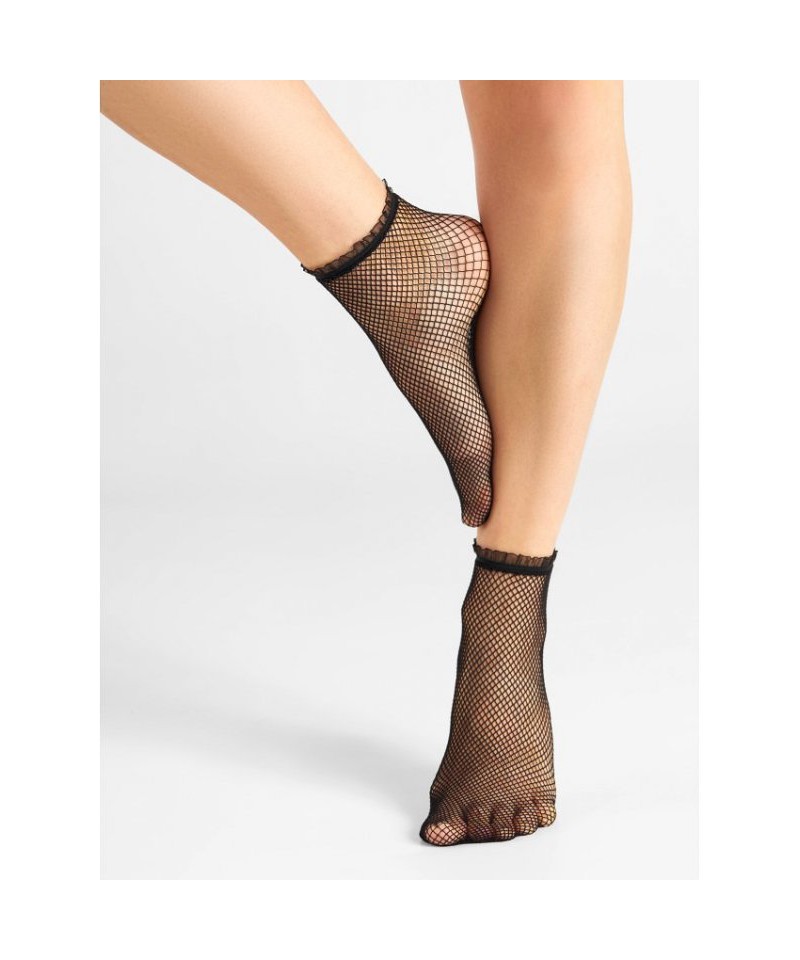 Fiore G 1175 Alpha Kabaretky Dámské ponožky, UNI, černá