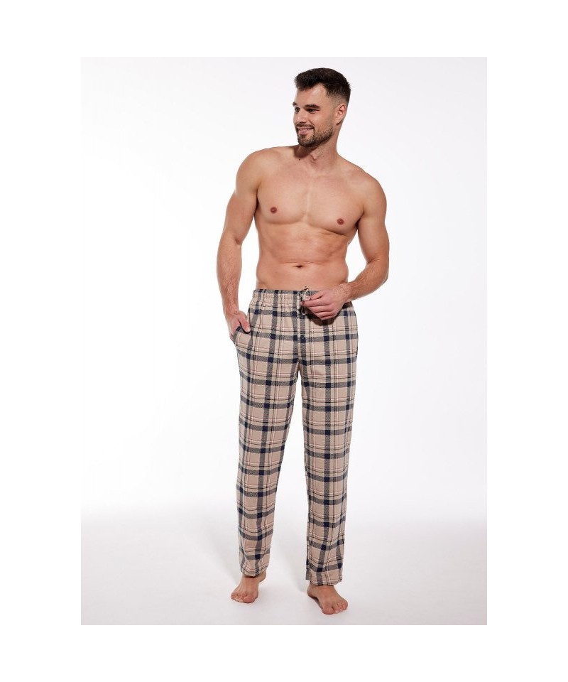 Cornette 691/49 269703 Pánské pyžamové kalhoty, M, béžová