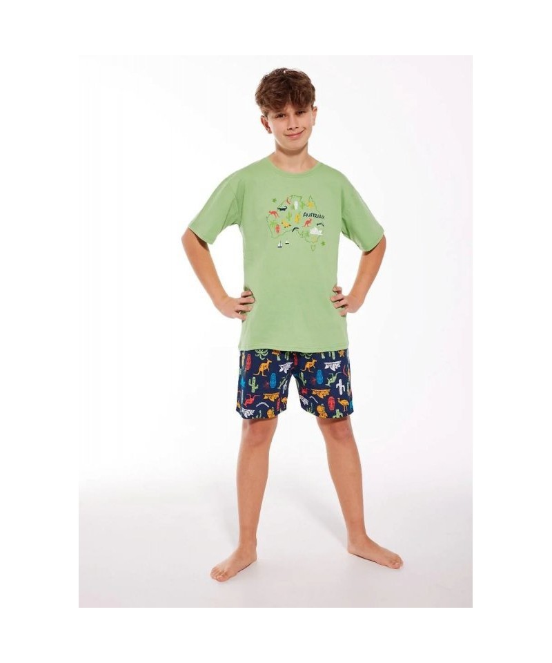 Cornette 789/113 Australia 86-128 Chlapecké pyžamo, 98-104, zelená