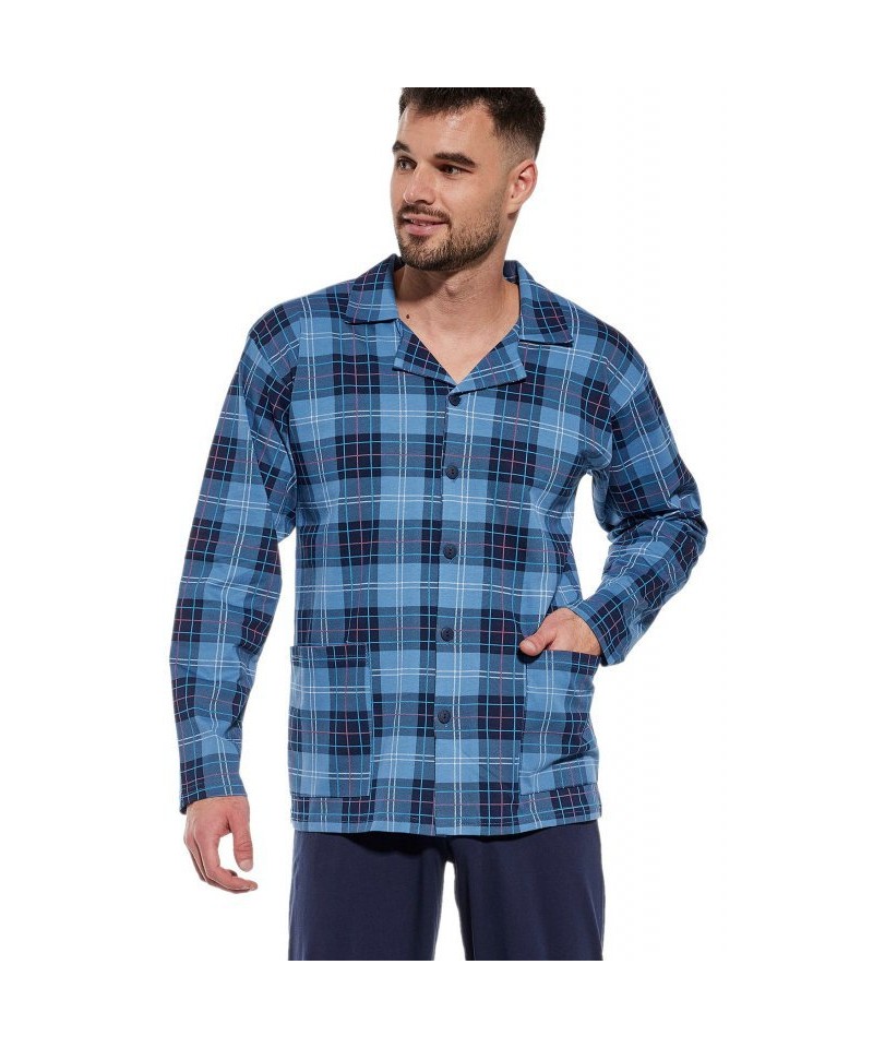 Cornette 114/69 Pánské pyžamo, XL, modrá