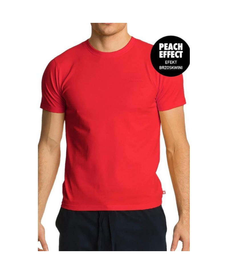 Atlantic 034 světle červené Pánské tričko, 2XL, červená
