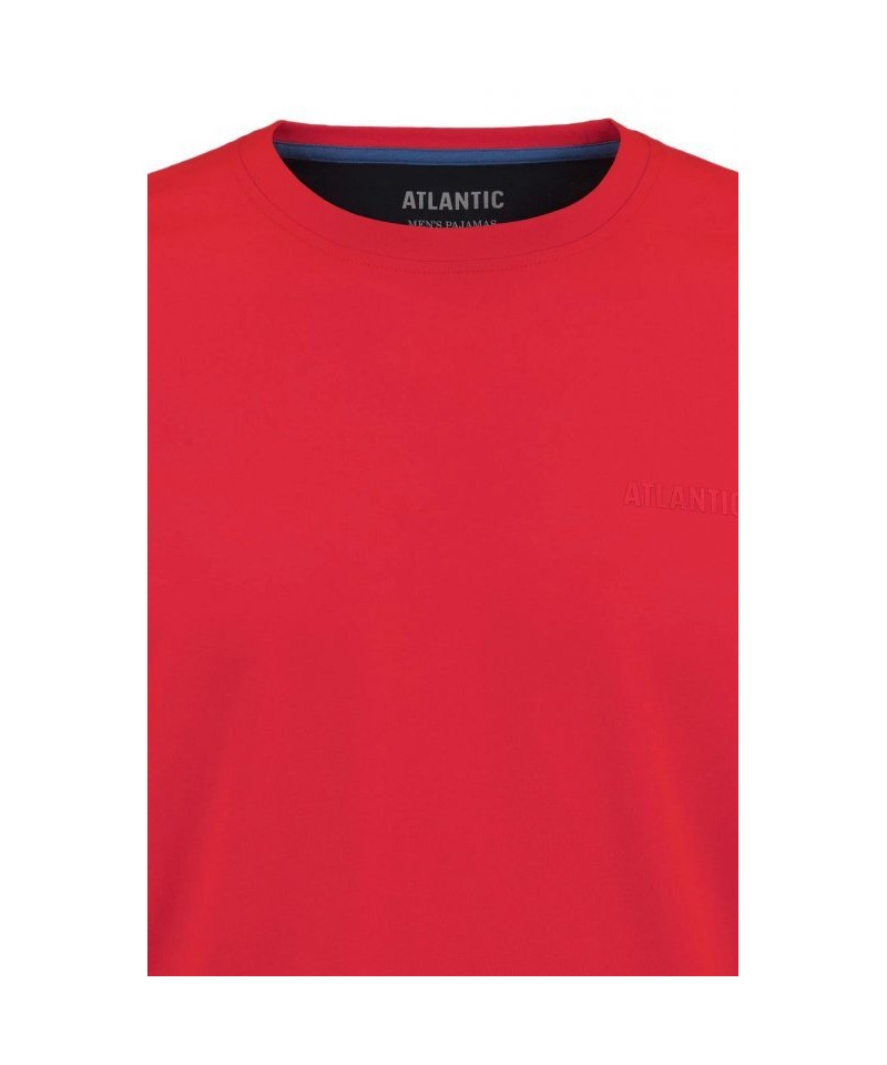 Atlantic 034 světle červené Pánské tričko, L, červená
