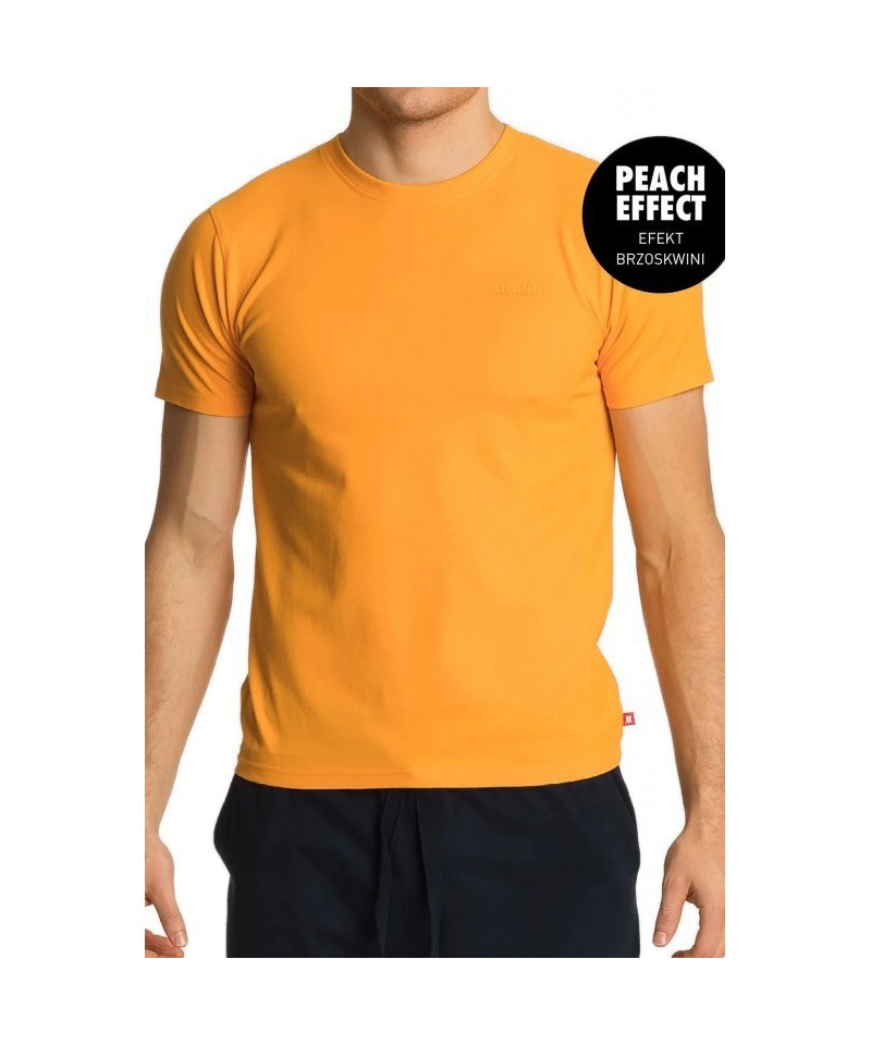 Atlantic 034 světle oranžové Pánské tričko, 2XL, oranžová