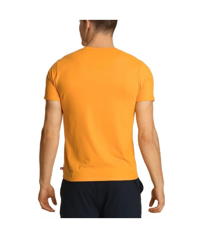 Atlantic 034 světle oranžové Pánské tričko, L, oranžová