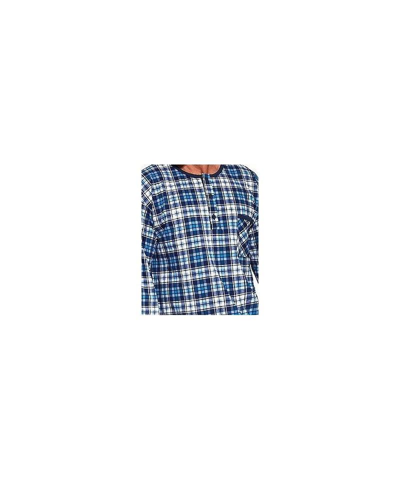 Cornette 109/09 672601 Pánská noční košile plus size, 4XL, modrá