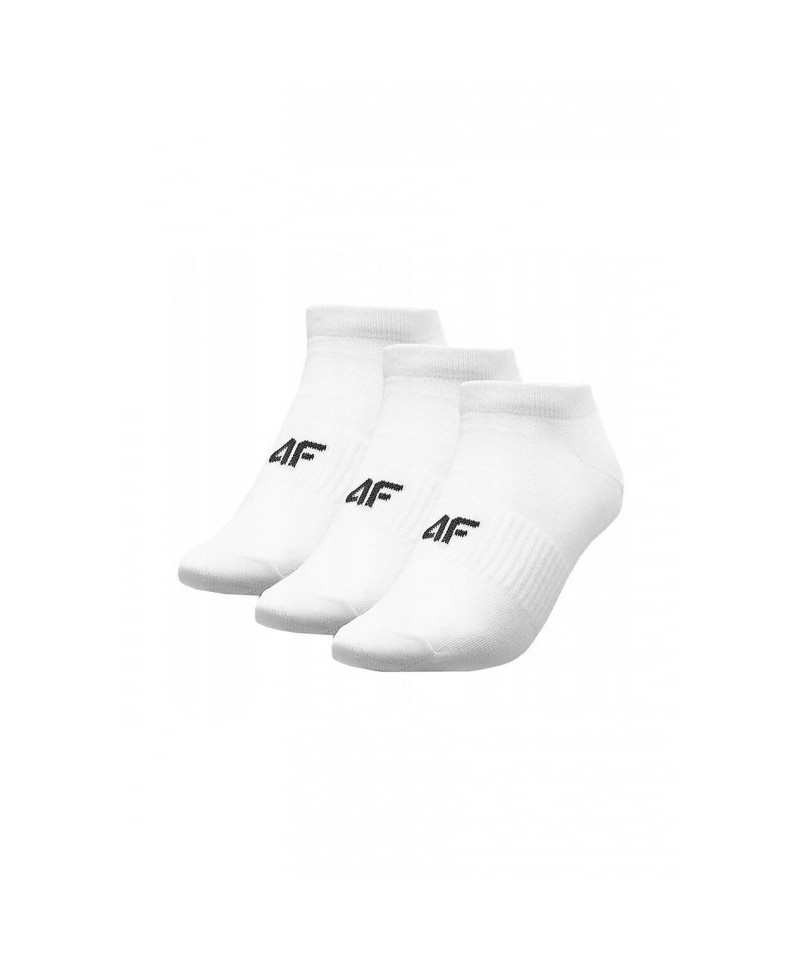 4F 203-10S Men A'3 Pánské kotníkové ponožky, 43-46, bílá