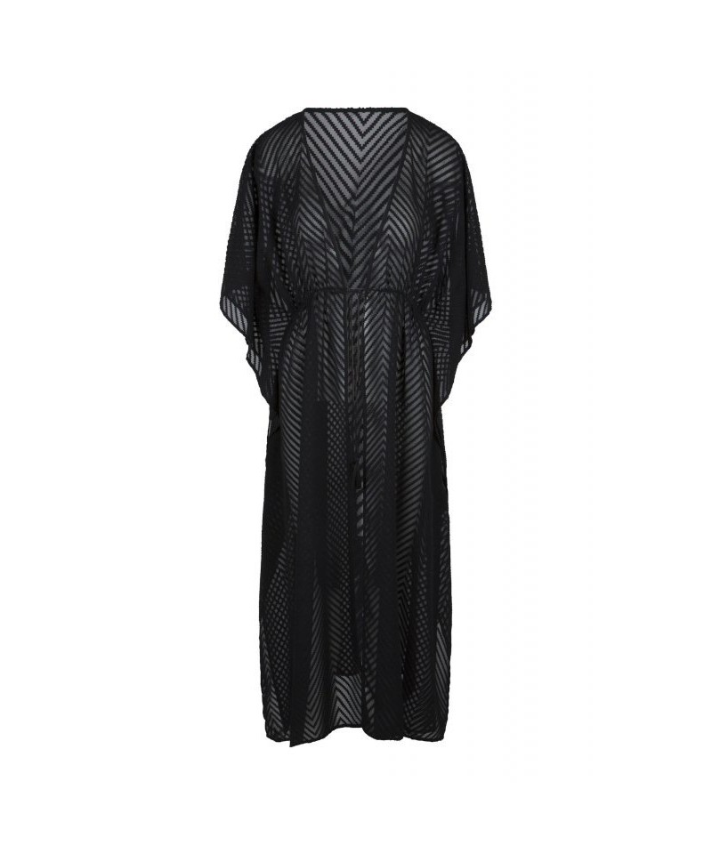 Lingadore Kimono 7227 černé Plážové šaty, S/M, černá